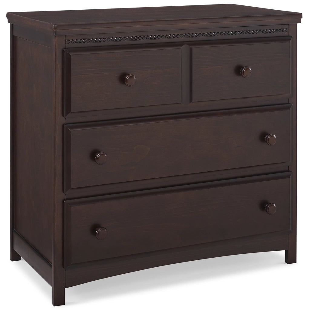 3 Drawer Dresser with Changing Top, Grey N4465