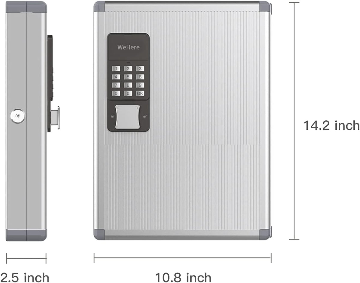Key Box Wall Mount with Code Keypad, Pack of 2 K336