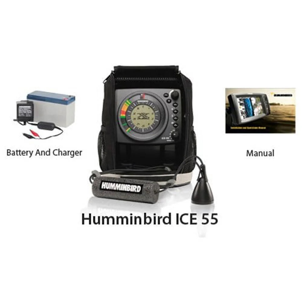 Ice Fishing Flasher with 6-Color Fiber Optic LCD Display D83718