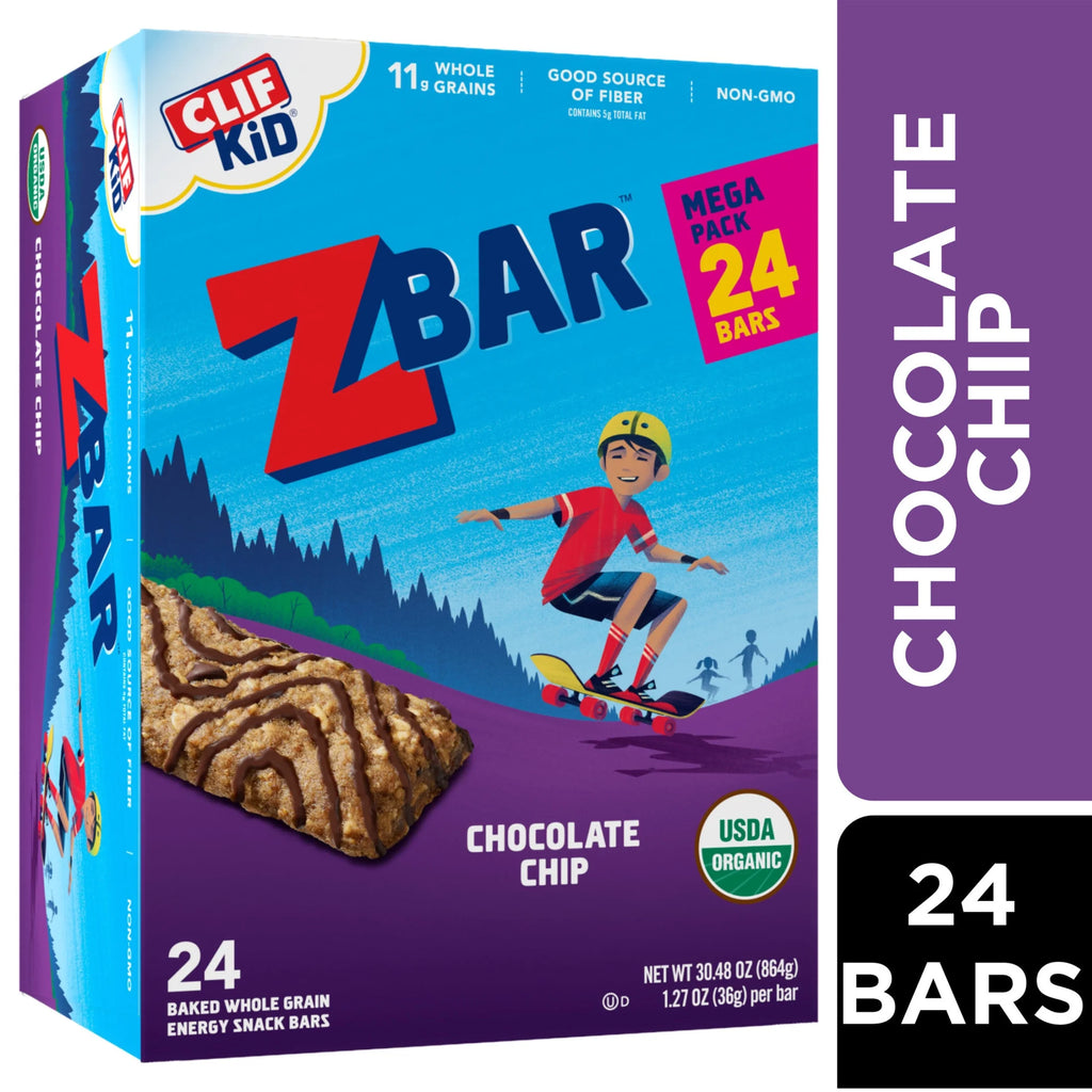 Chocolate Chip Soft Baked Whole Grain Snack Bars 1.27 oz 24 Pack R3721