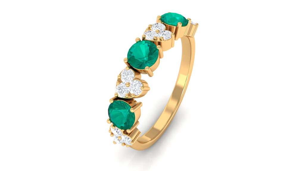 14K Yellow Gold Emerald Ring C314344