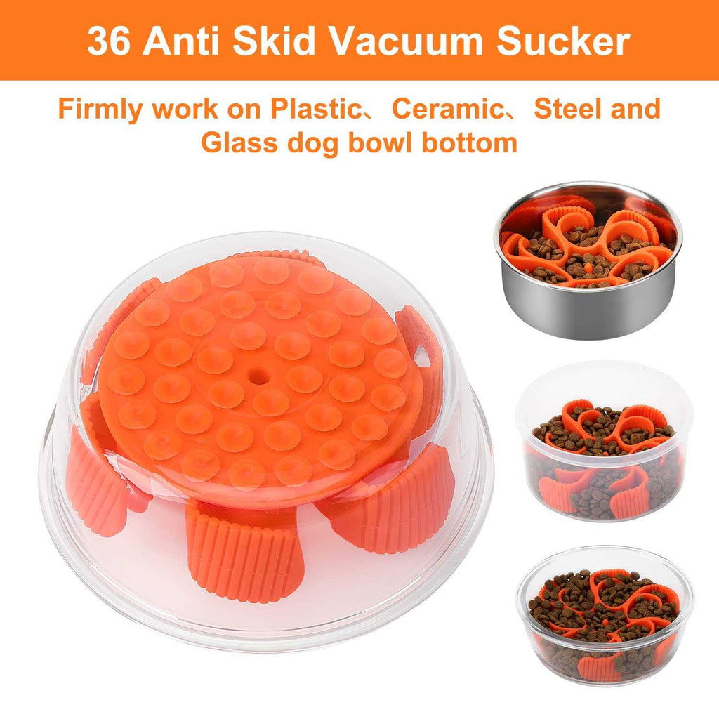 Silicone Spiral Slow Feeder Dog Bowl Q66708