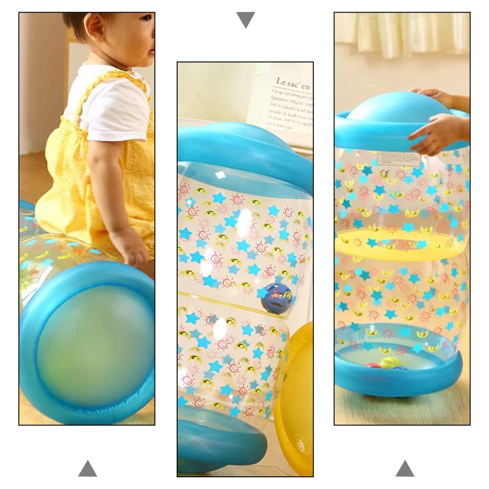 Inflatable Crawling Roller Toy Baby Crawling Practice Toy T332615