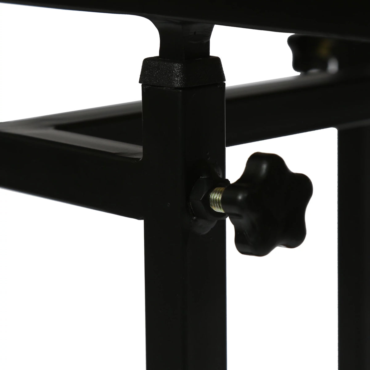 C-Shape Iron End Table with Tabletop C892