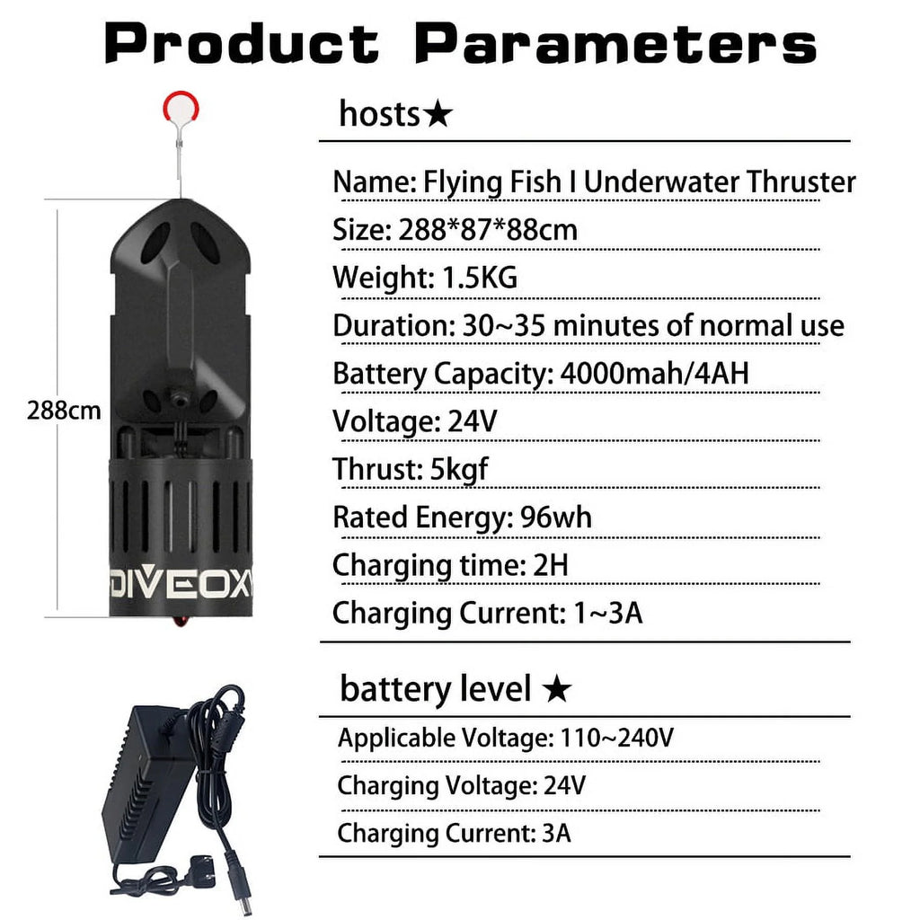 Underwater Scooter, 2pcs Electric Sea Scooters, Waterproof, 20M X233