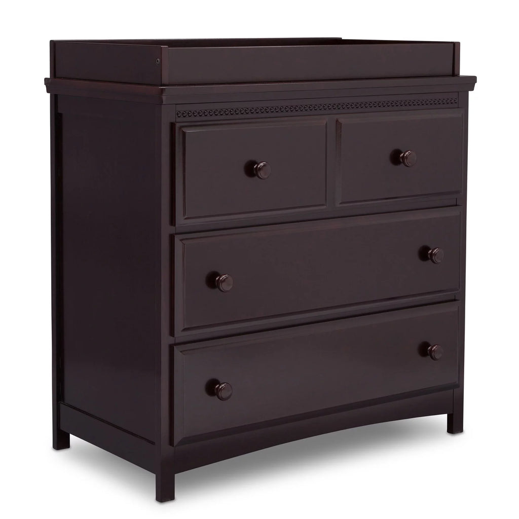 3 Drawer Dresser with Changing Top, Grey N4465