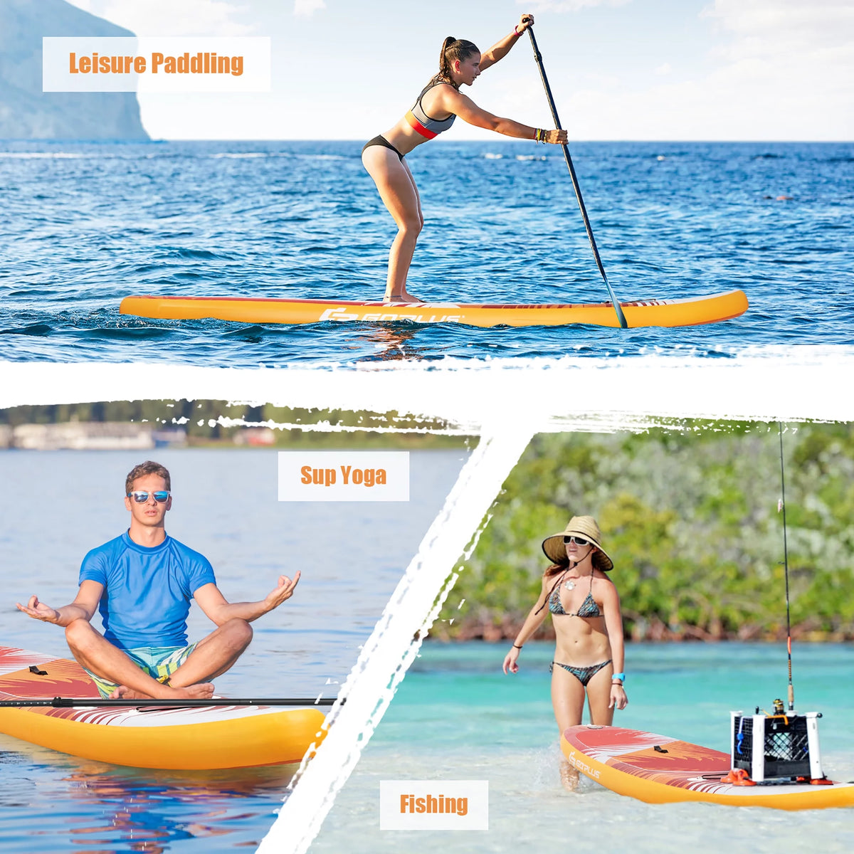 10.5' Inflatable Stand Up Paddle Board M8627