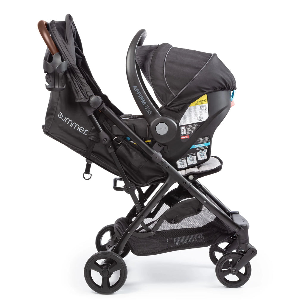 Compact Fold Baby Stroller, Black O115