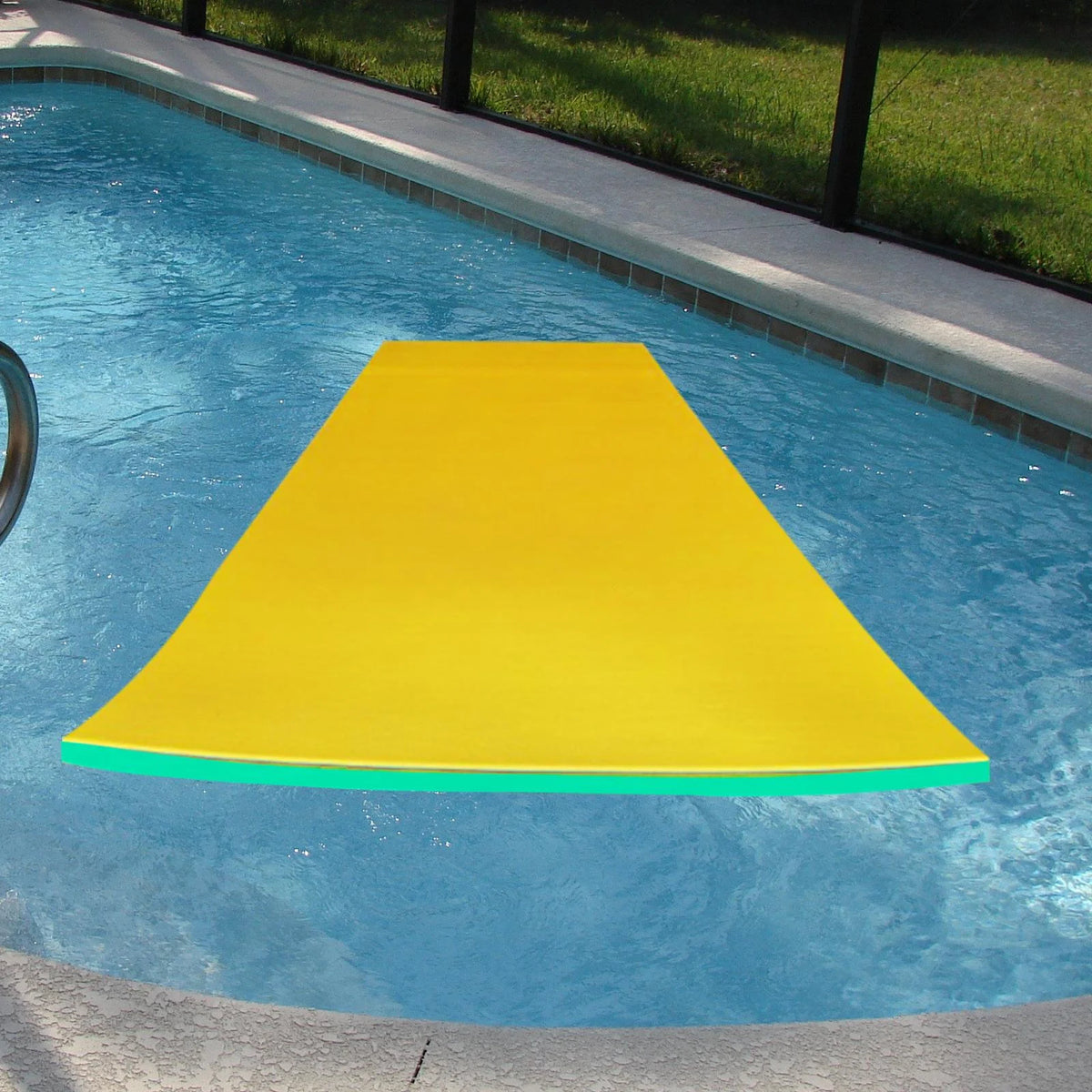 Yellow Green Floating Pool Mat V23009