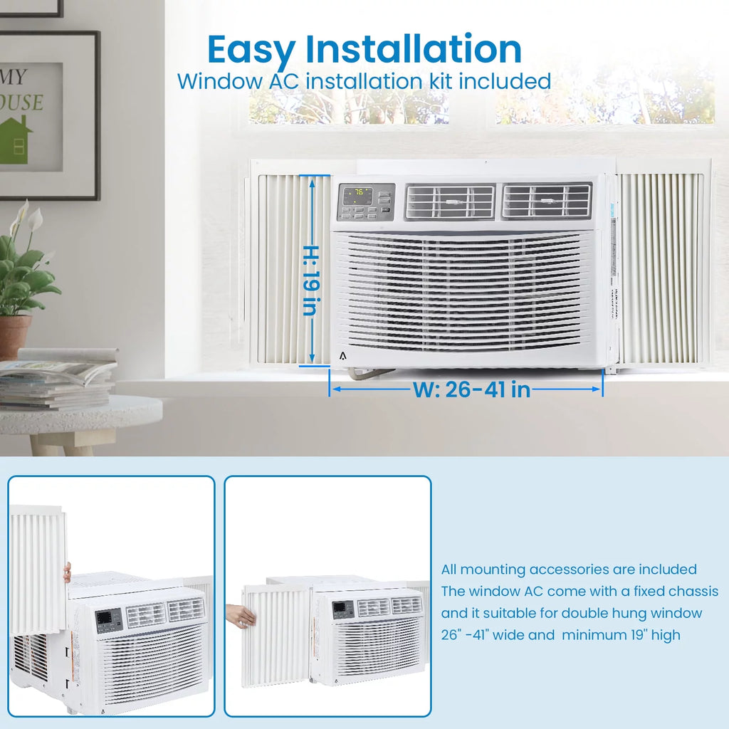 10000 BTU Window Air Conditioner with Remote/App Control I45982