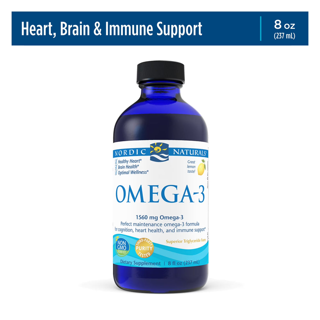 Omega-3 Liquid Fish Oil, 8 Oz G1120