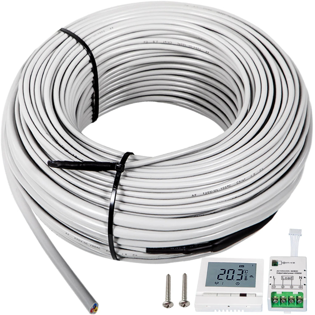 21.4 Square Feet Waterproof Insulated Floor Heating Cable O1832