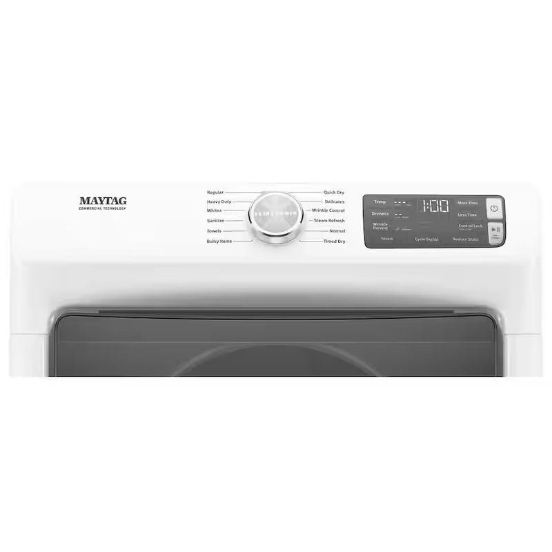 White 7.3 cu. ft. Electric Vented Dryer with Steam G784406