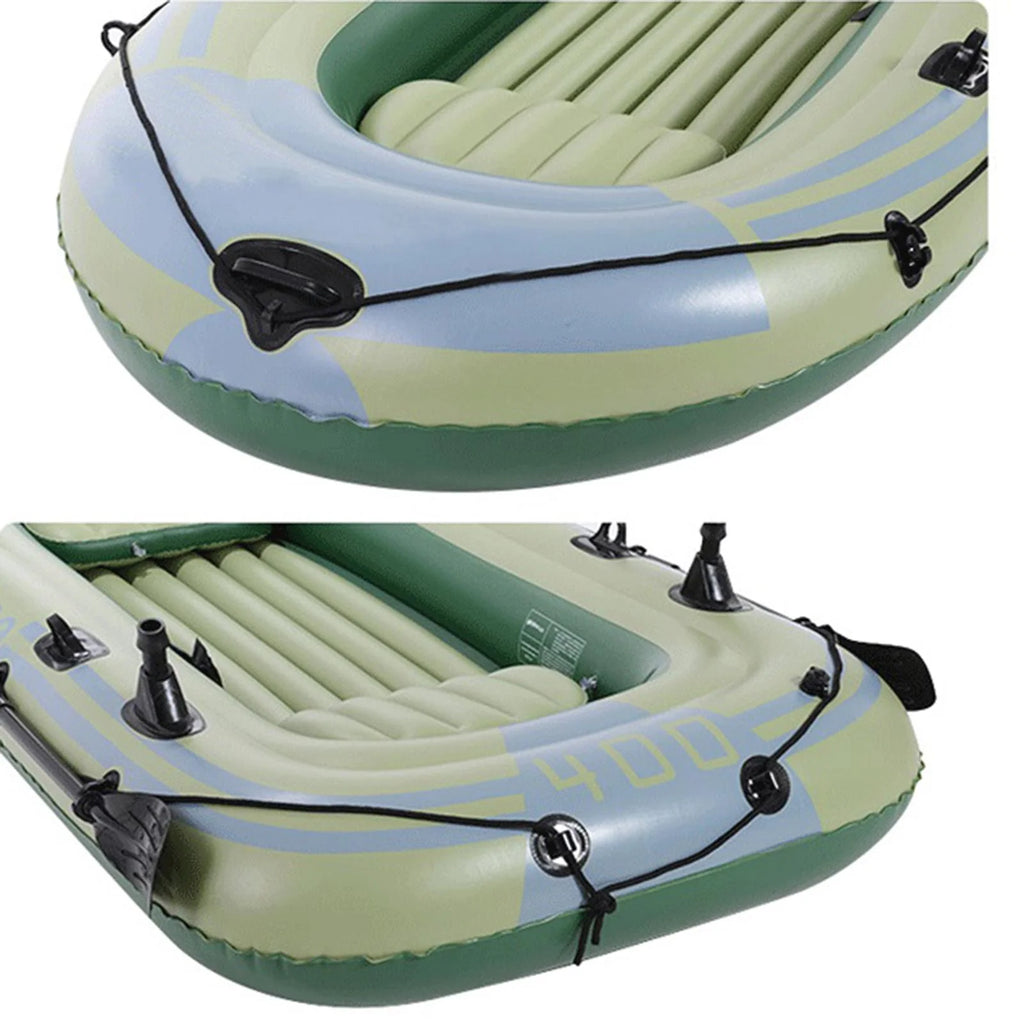 4 Person Inflatable Kayak with Paddles and Pump O755927