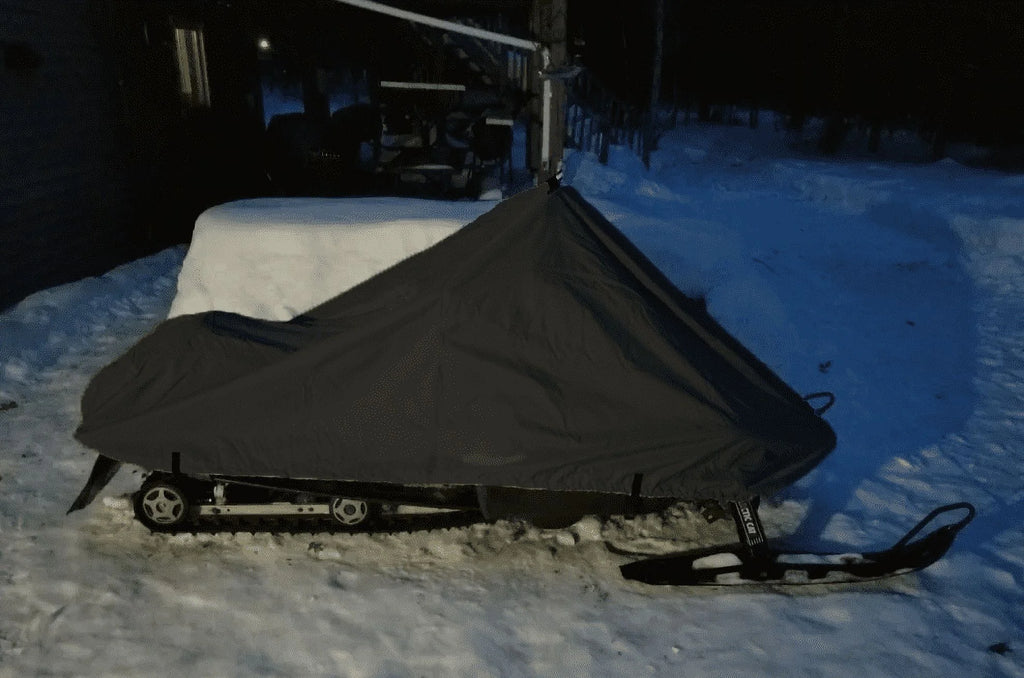 200 Denier All Black Snowmobile Cover W509