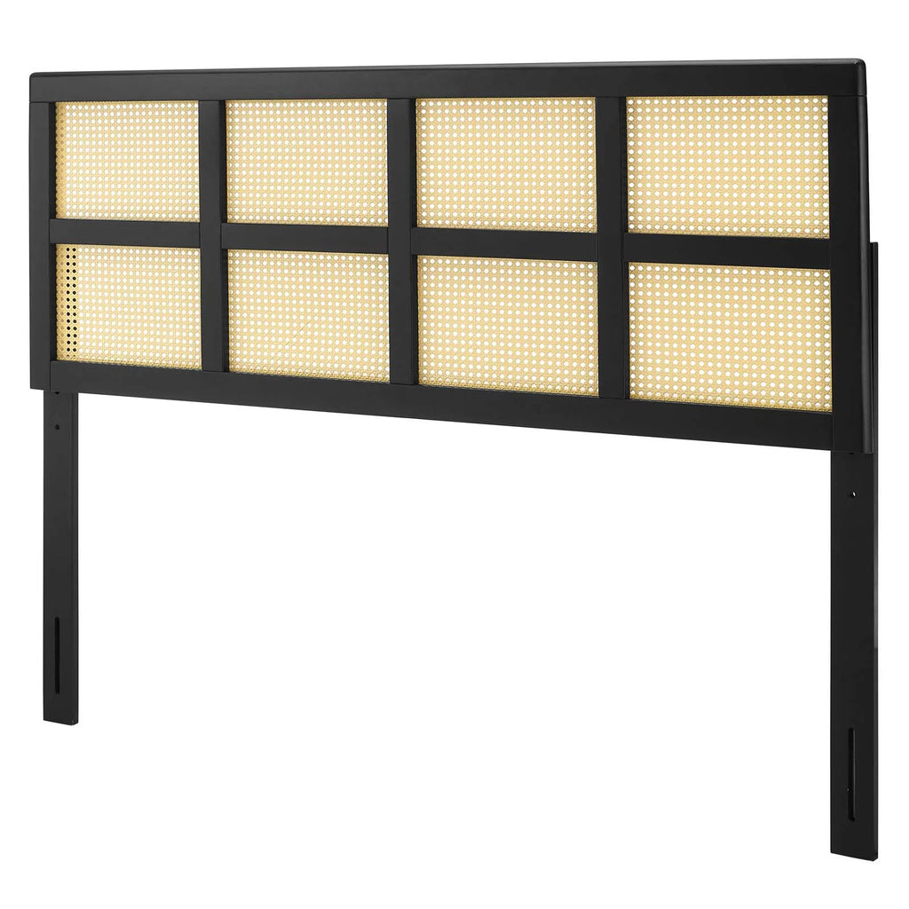 Black Wood Queen Size Headboard S5717