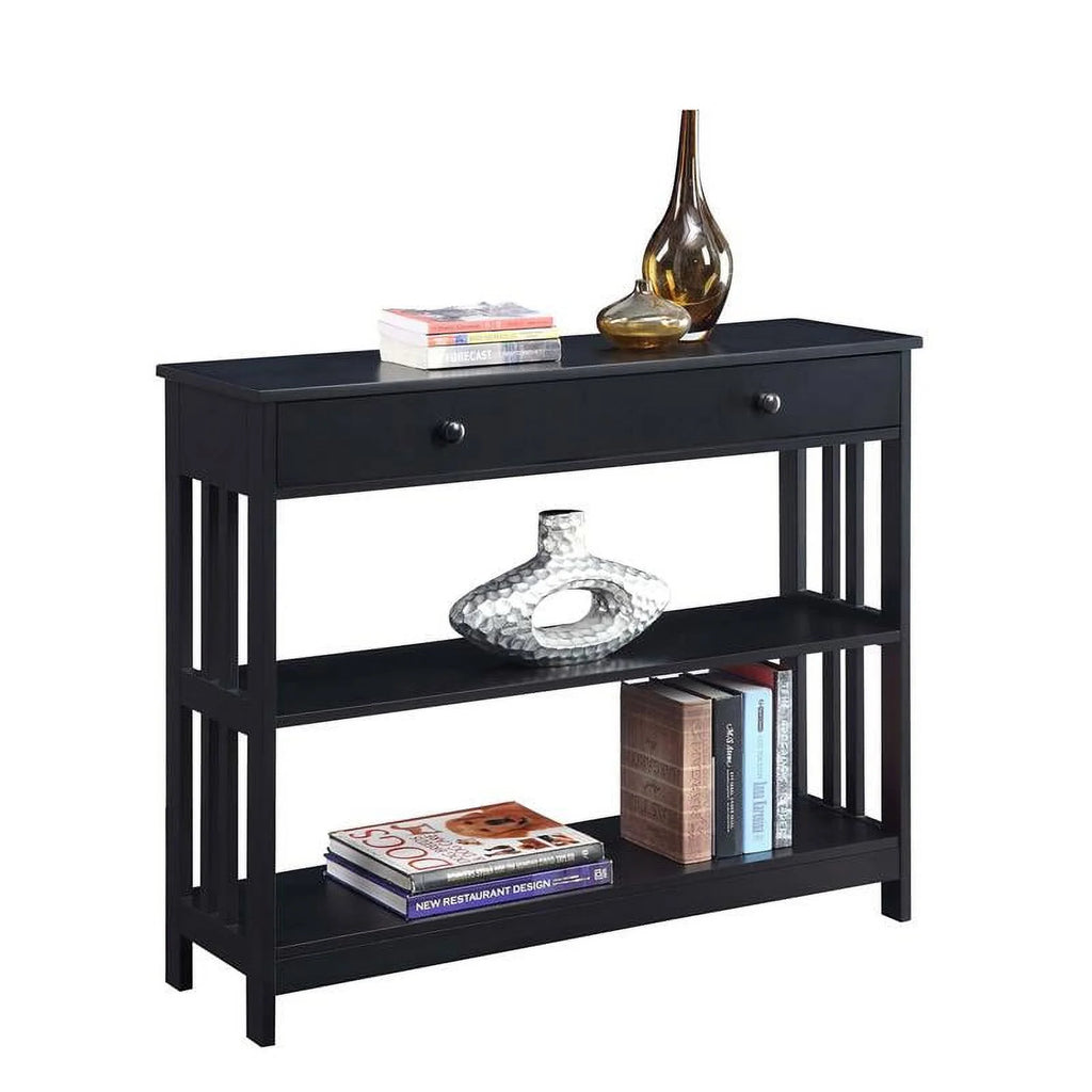 Black Wood Console Table N60051
