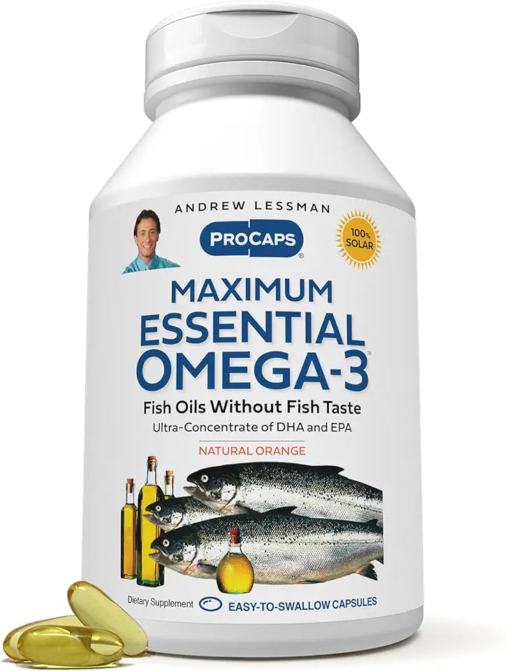 Orange 180 Softgels Omega-3 A1489