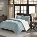 Blue Twin Corduroy Comforter Mini Set K5527