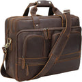 Leather Briefcase Fits 17.3 Laptop Z6883