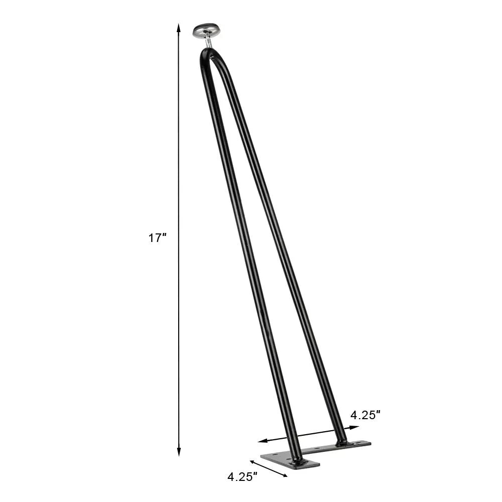 16" Heavy Duty Hairpin Coffee Table Legs Set of 4 I7921
