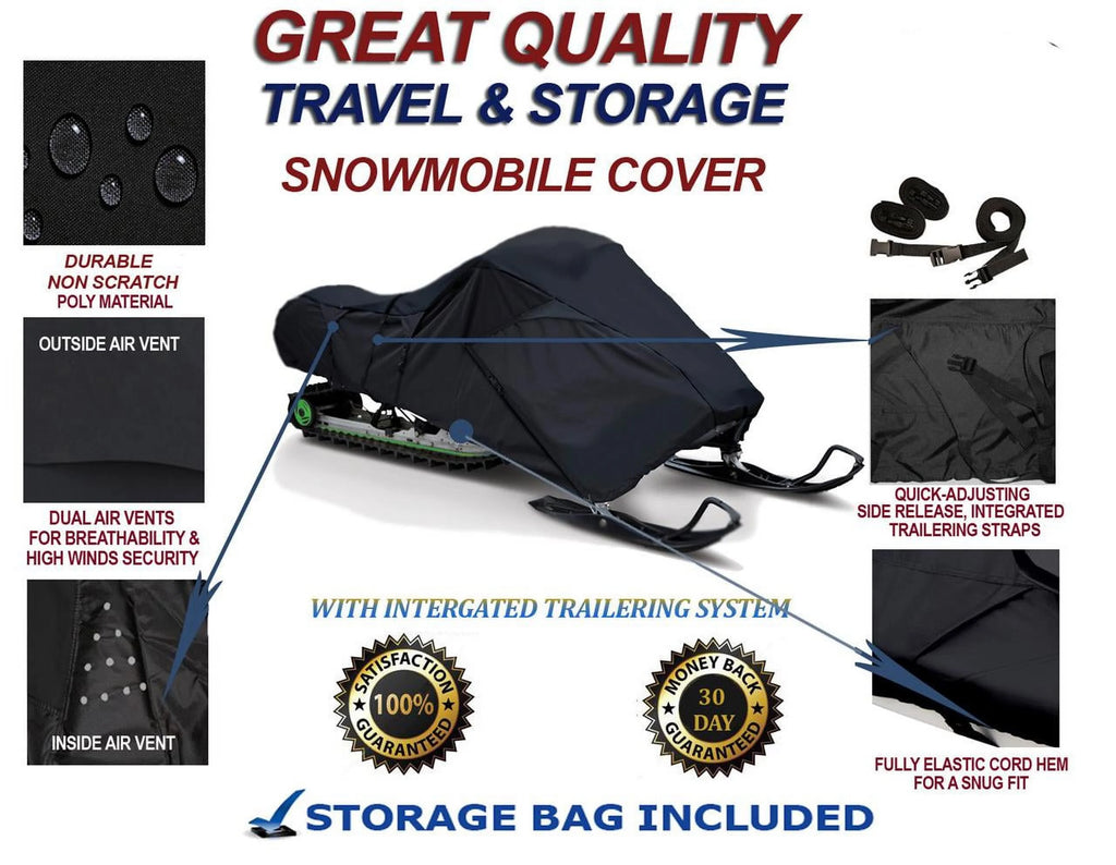 300D Snowmobile Travel and Storage Cover F8454