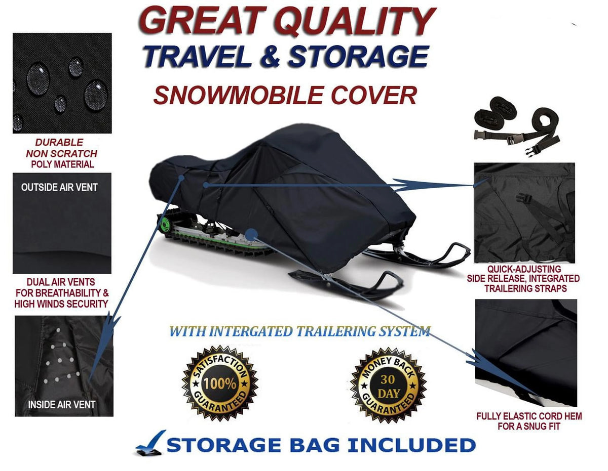 300D Snowmobile Travel and Storage Cover F8454