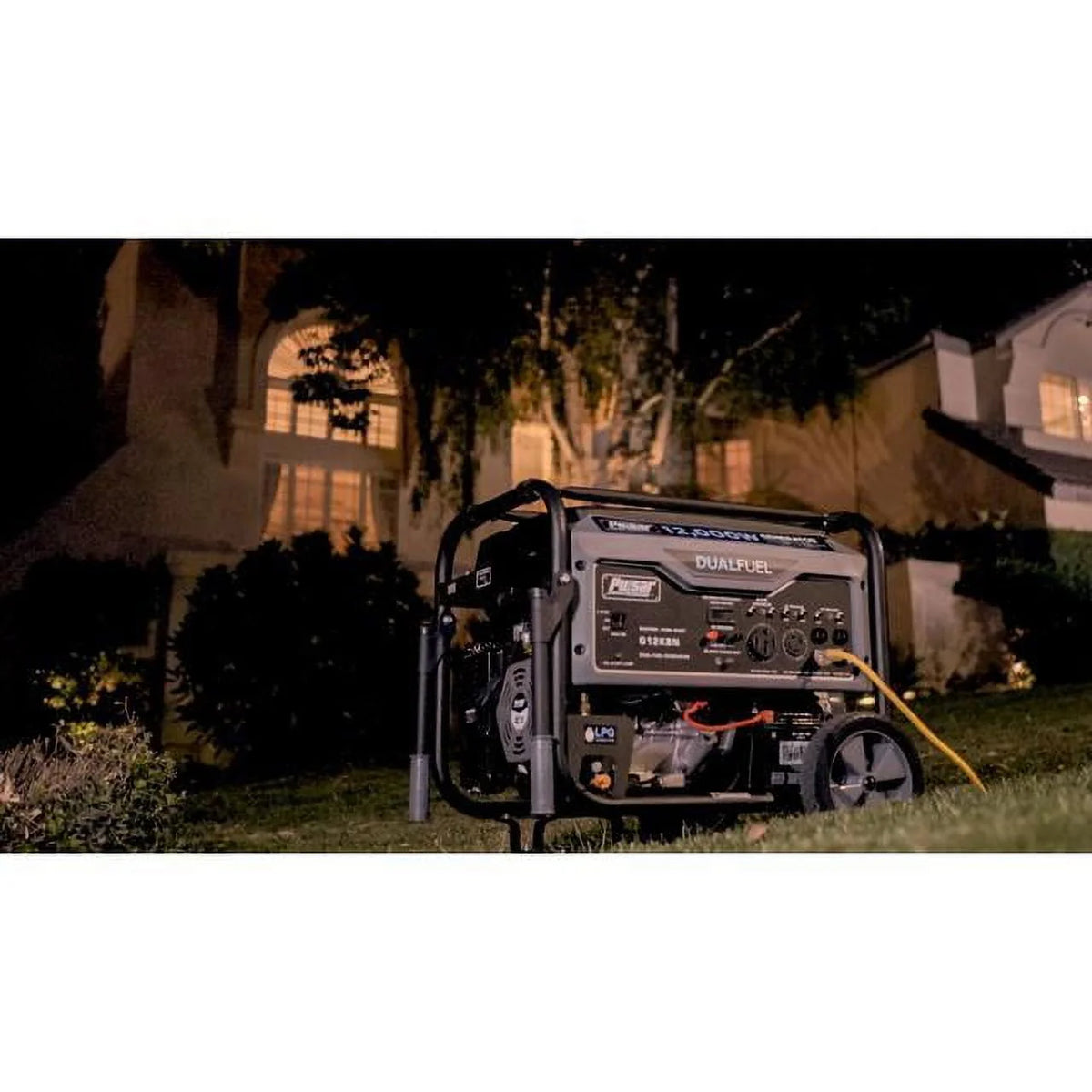 12,000W Dual Fuel Portable Generator with Electric Start L770893