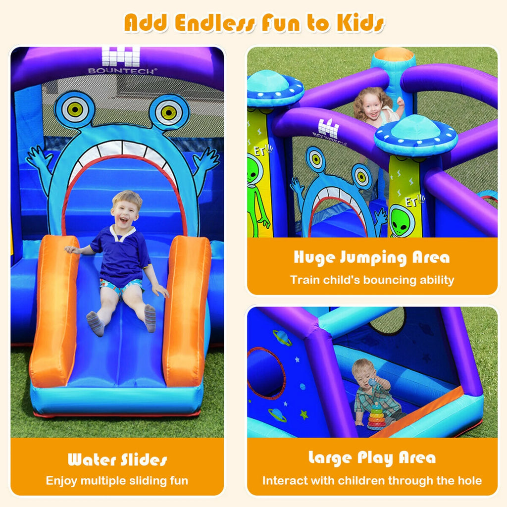 Inflatable Bounce House with Ball Pit and 480W Blower Z72781
