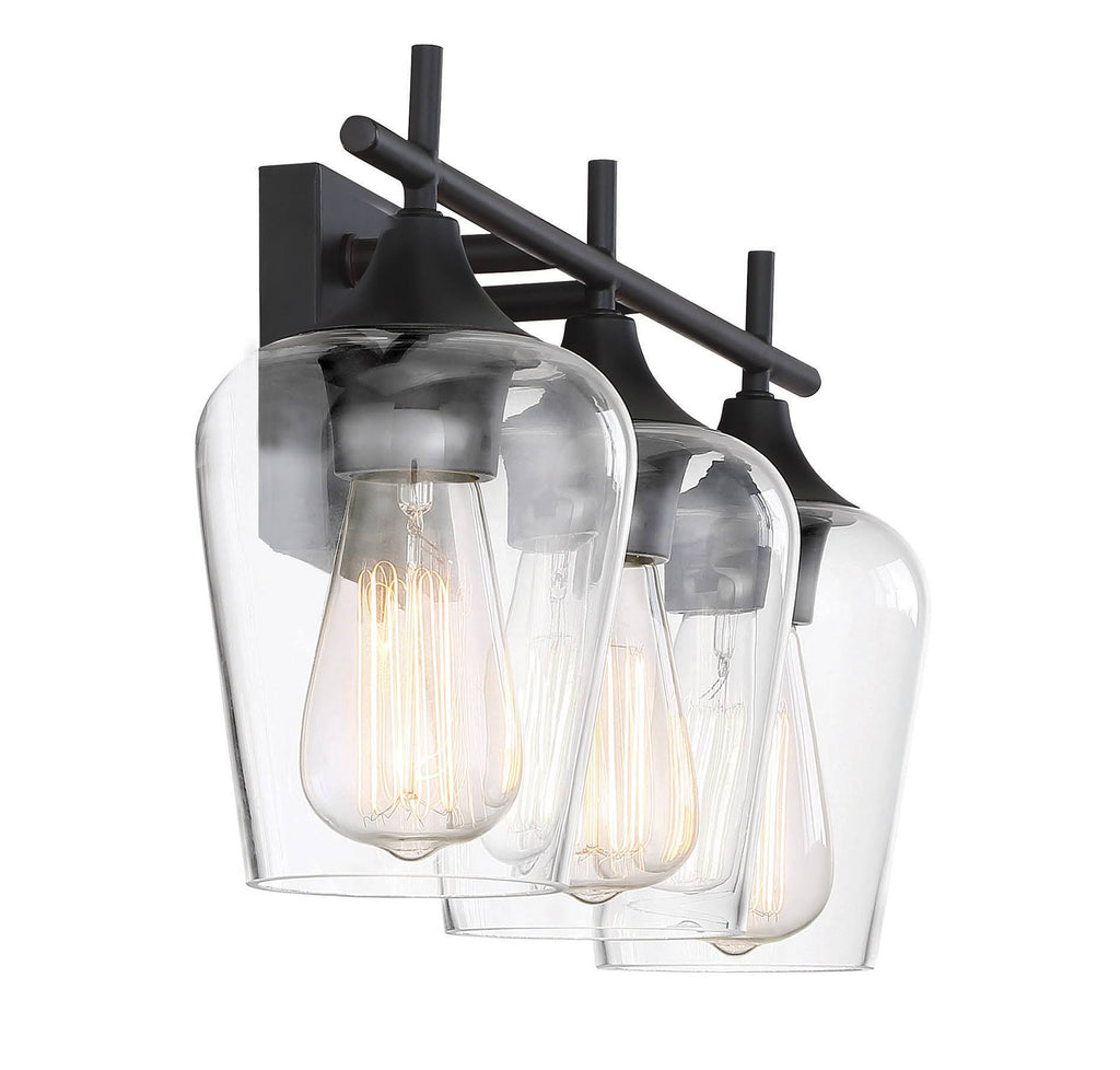 English Bronze 3 Light Bath Bar E1446