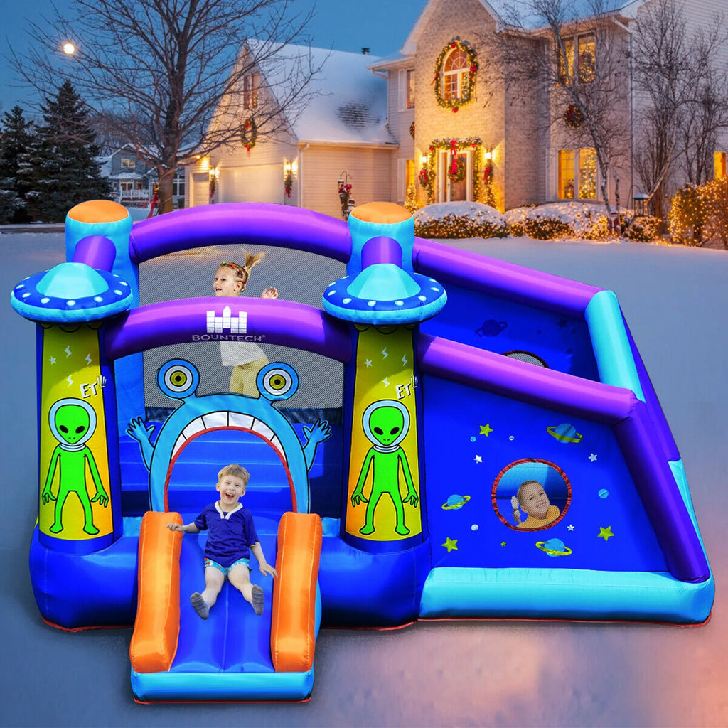 Inflatable Bounce House with Ball Pit and 480W Blower Z72781