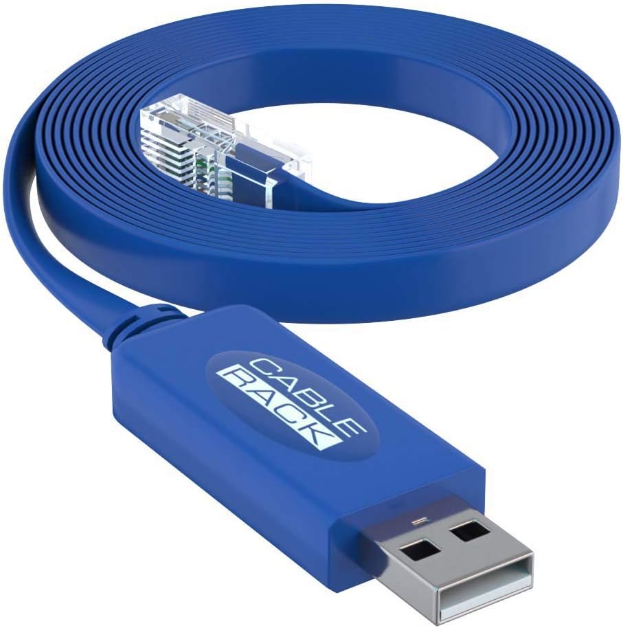 6ft USB to RJ45 Rollover Console Cable (5-Pack) Pack of 2 R931018