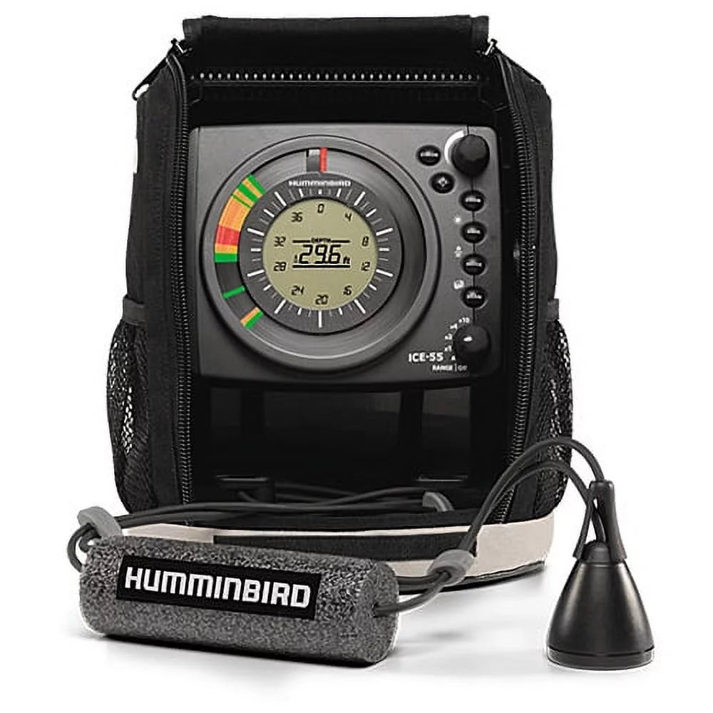 Ice Fishing Flasher with 6-Color Fiber Optic LCD Display D83718