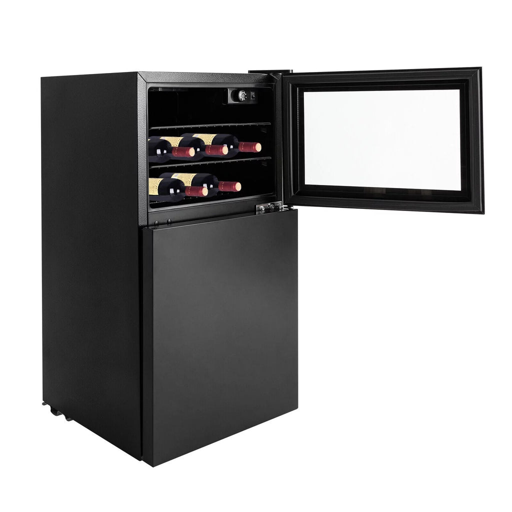 34" Dual Zone Wine Cooler Refrigerator Built-in Under-Counter Frost-Free M29702