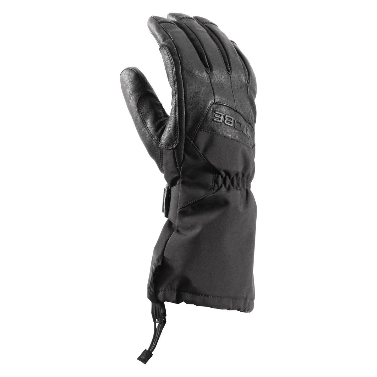 Jet Black Gauntlet Gloves U68645