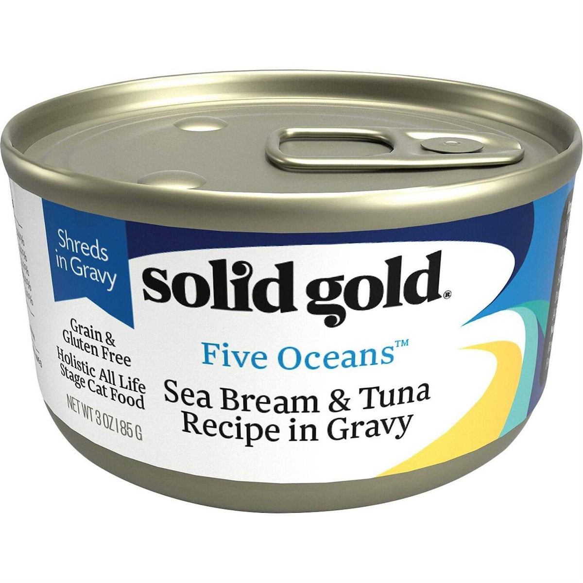 Solid Gold Canned Cat Food Five Oceans Tuna Recipe in Gravy Q78035