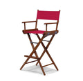 White Walnut Frame Bar Height Director Chair X767