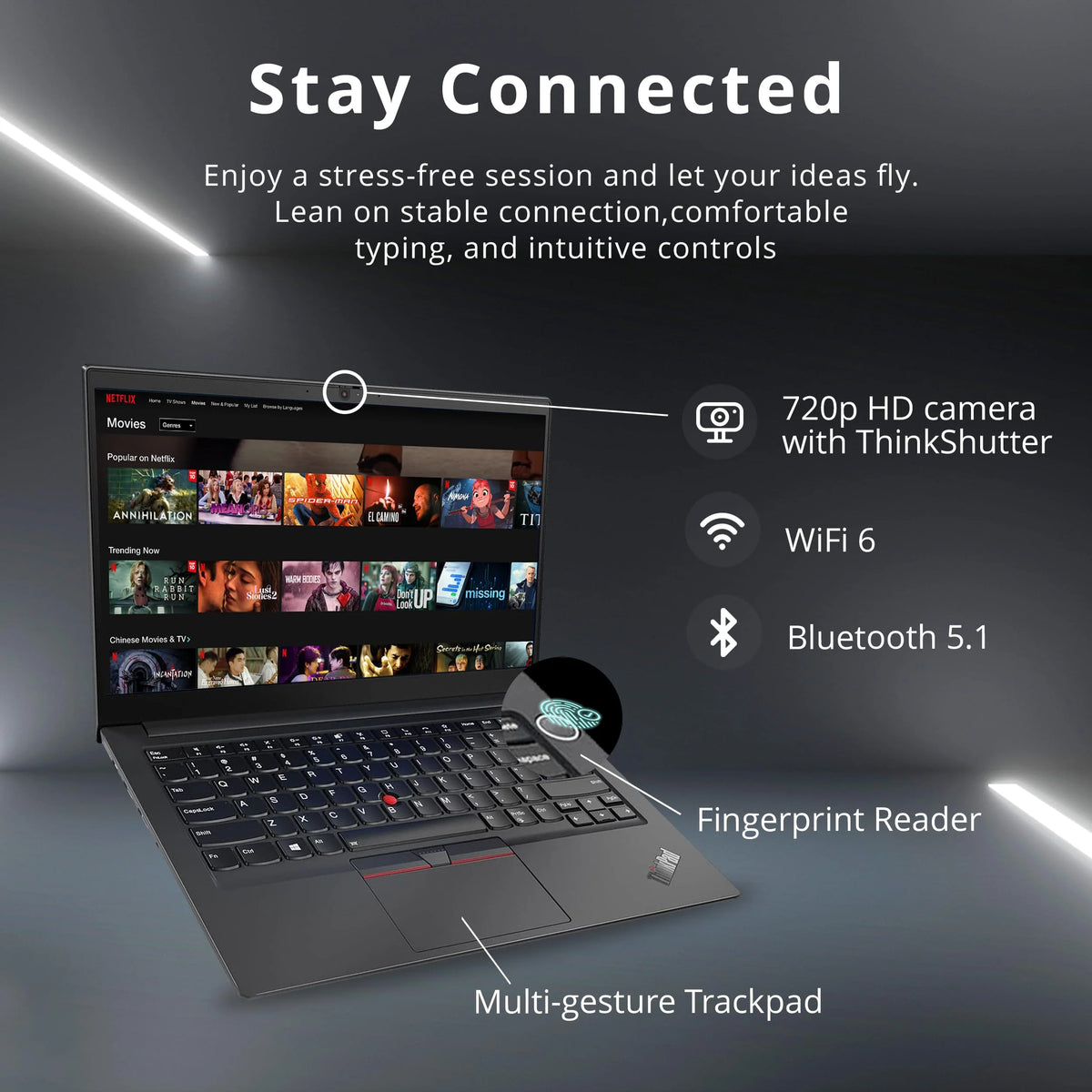 14" FHD Laptop, AMD Ryzen 7 5700U, 16GB RAM, 1TB SSD, Black G874476