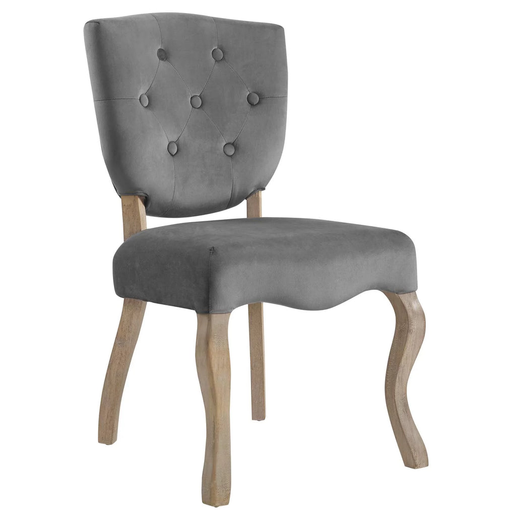 Gray Dining Side Chair Set of 2 F479