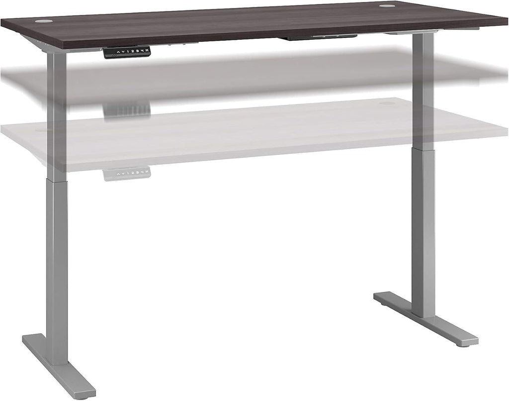 White Height Adjustable Standing Desk U246015