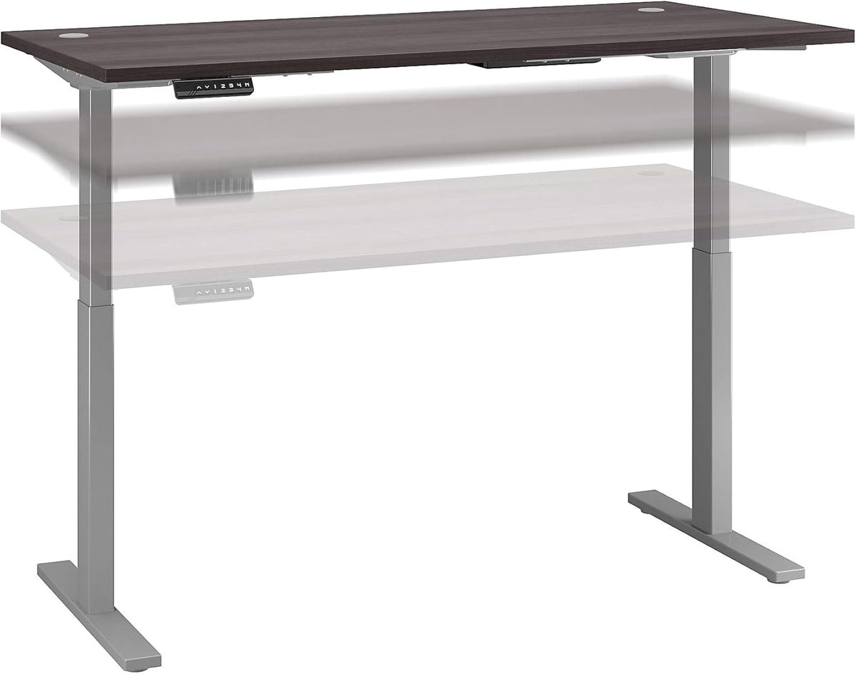 White Height Adjustable Standing Desk U246015