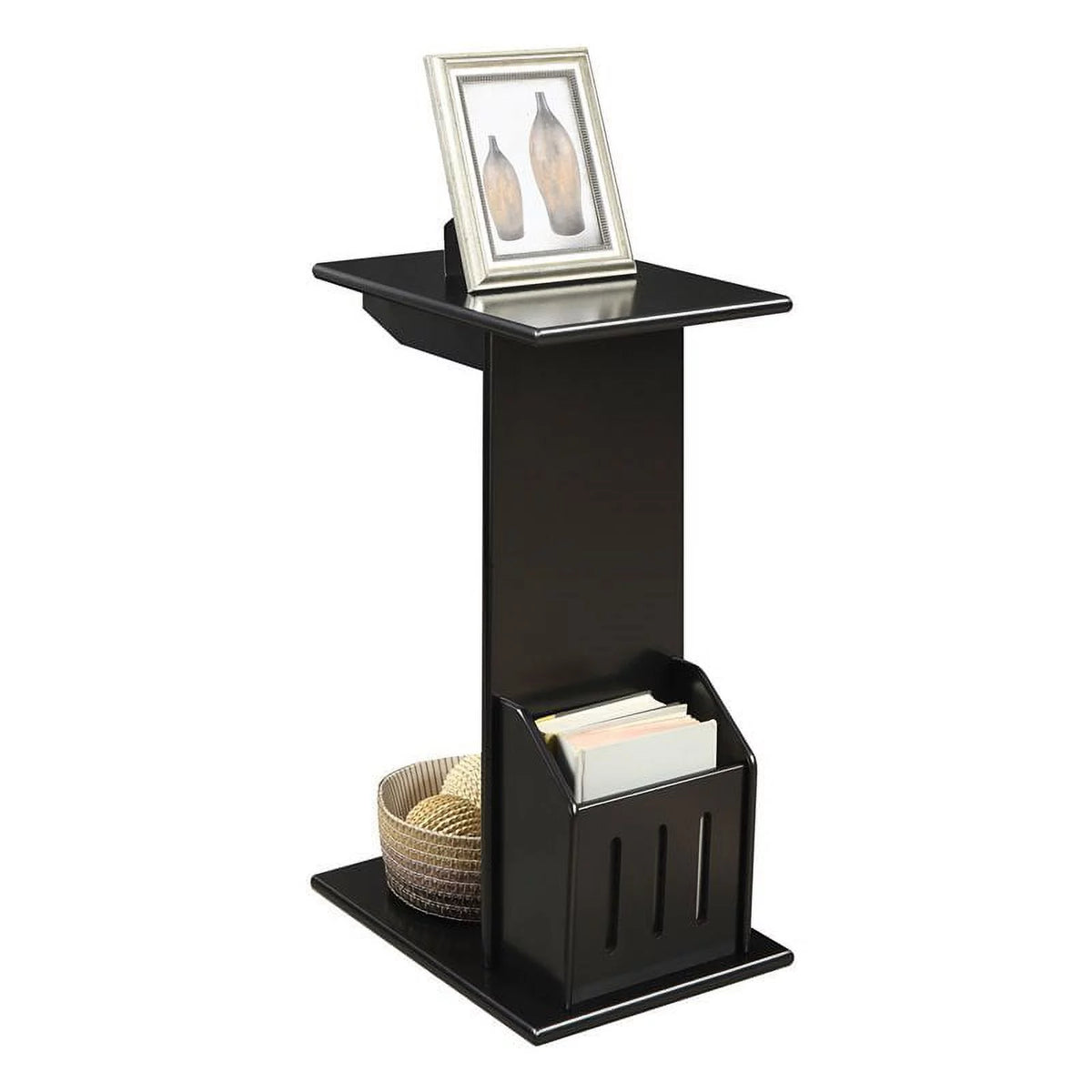 Black Wood End Table Set of 2 S135