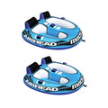 Blue 2 Rider Inflatable Towable Tube 2 Pack J753