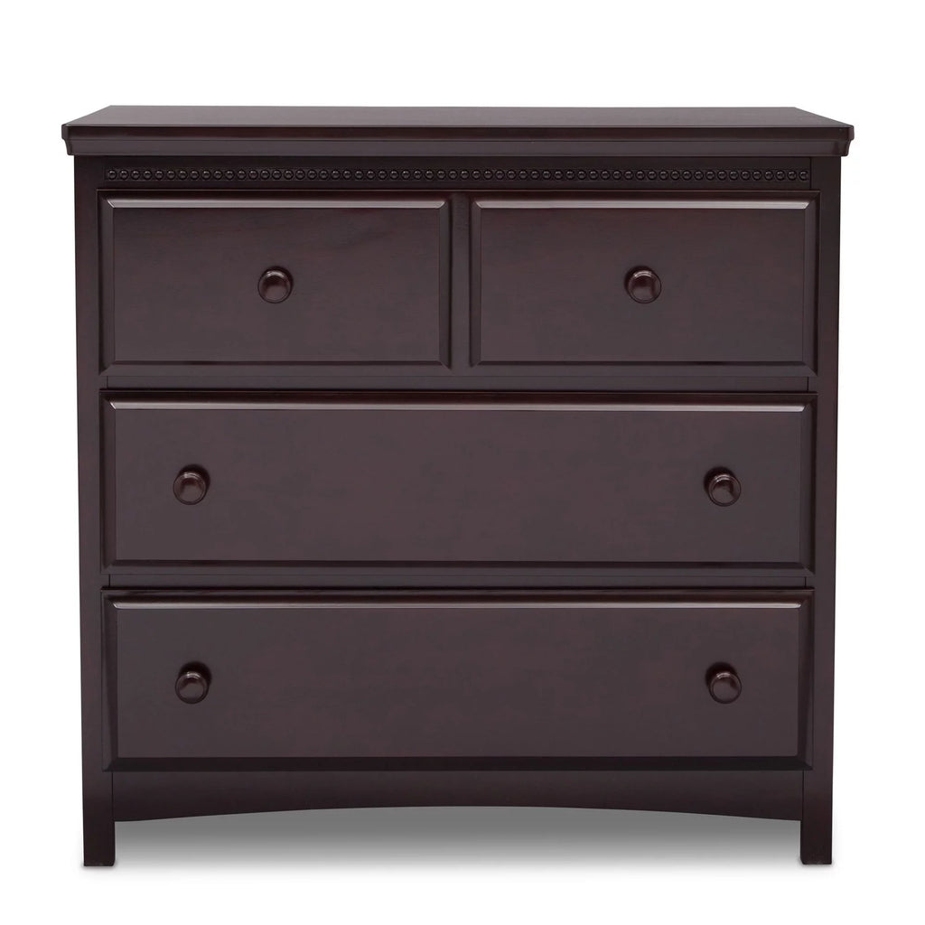 3 Drawer Dresser with Changing Top, Grey N4465