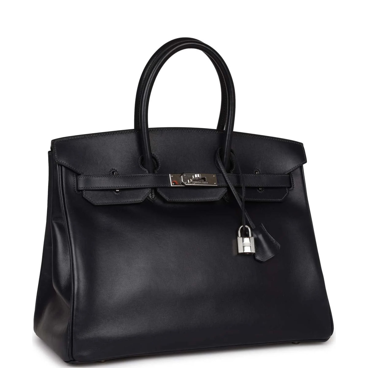 Vintage Box Leather Handbag N9403