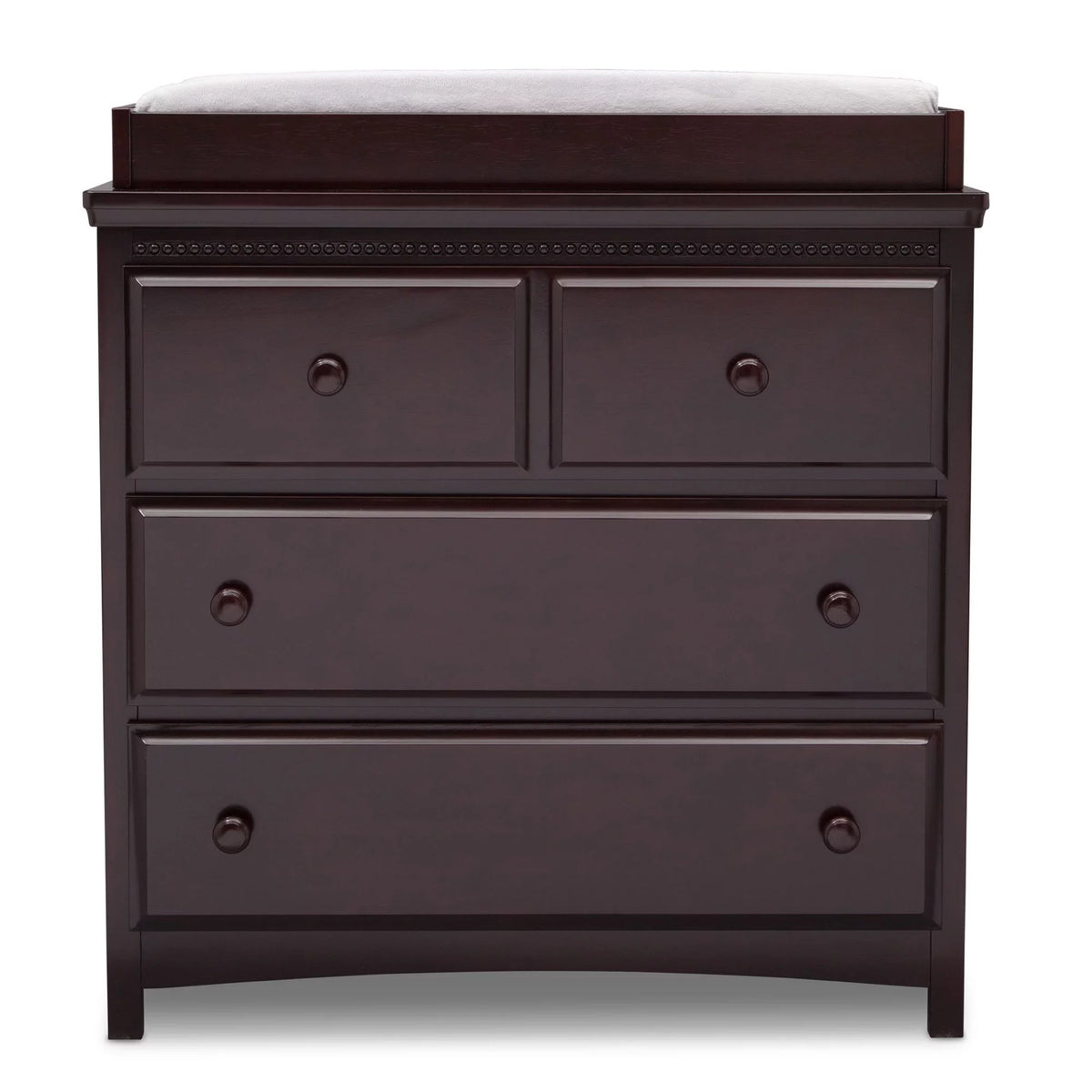 3 Drawer Dresser with Changing Top, Grey N4465