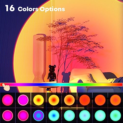 Multicolor LED Projection Sunset Lamp with Remote L309