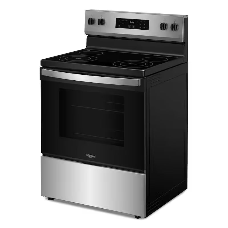 4 Element Freestanding Electric Range in Stainless Steel W8377