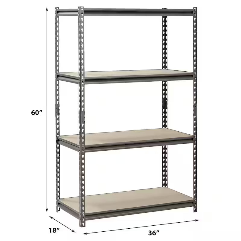 4-Tier Steel Storage Shelving Unit K17318
