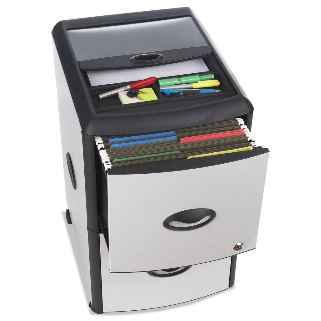 Mobile Filing Cabinet with Metal Siding B62623